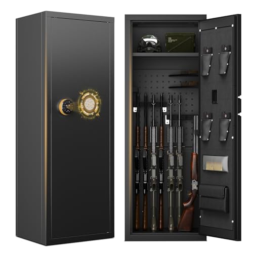 KAER 12-15 Gun Safe, Biometric Gun Safes, Gun Safe for Rifles and Pistols, Gun Cabinet, Gun Safes...