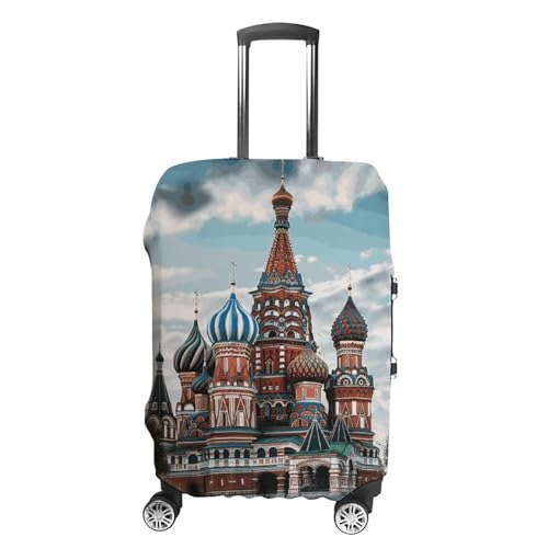 Travel Luggage Cover Washable Suitcase Cover St Basil Cathedral Red Square Fashion Suitcase Protector Carry On Luggage Covers Protector Suitcase Fits 19