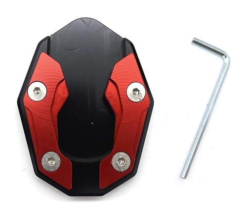 Extension béquille moto Forza 350 en aluminium CNC rouge haut de gamme