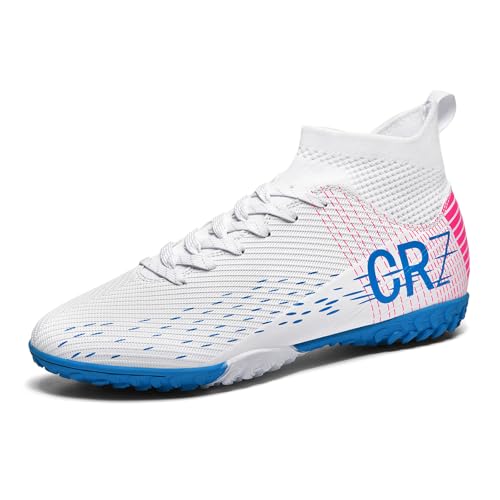 Image of Soccer Cleats for Mens Womens Indoor Turf Soccer Shoes Youth AG TF Training Football Boots Unisex