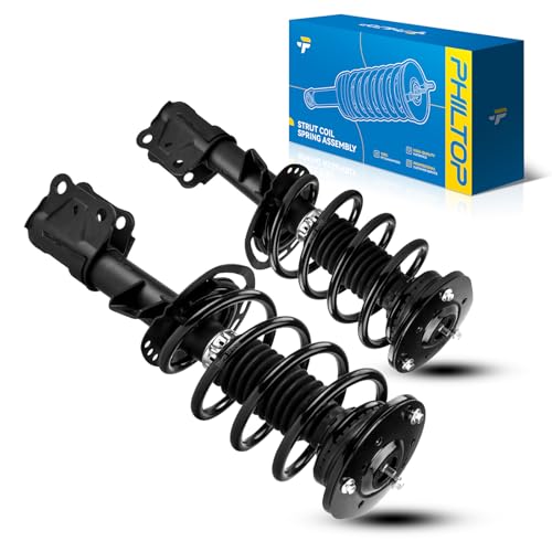 Image of PHILTOP Front Complete Struts Shock absorber fits Fusion 2013 2014 2015 2016 2017 2018 2019 2020 272638 * 2 Struts with Coil Spring Assemblies Set of 2 SAA371