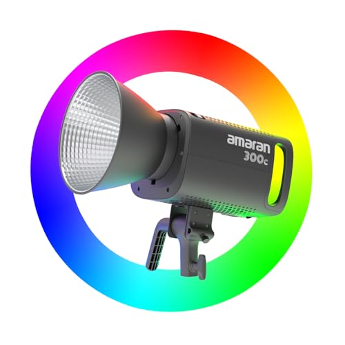 Image of amaran 300c Charcoal RGB Studio Light,LED Video Light RGB Key Light