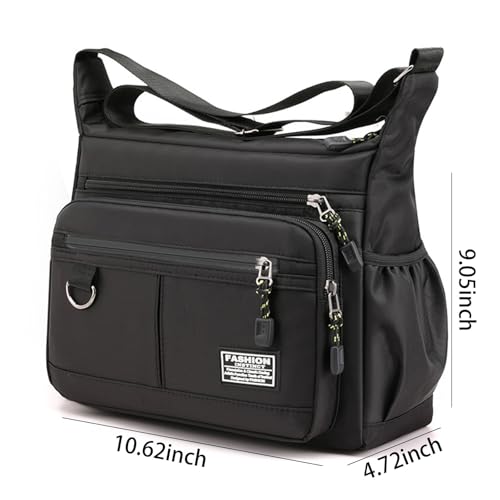 Bolso cruzado para mujer y hombre con múltiples bolsillos miniatura 5