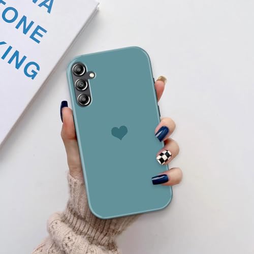 Image of COLORflow Back Cover Compatible with Samsung Galaxy A14 5G / 4G | Pastel Hearts Color Customized | Glossy Armoured Bumper with Camera Protection Back Cover Compatible with Samsung Galaxy A14 5G / 4G