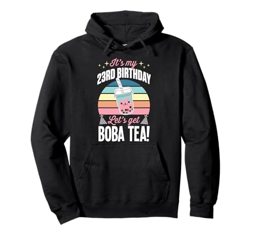 It's My 23rd Birthday Let's Get Boba Tea Theme B-Day�p�[�e�B�[ �p�[�J�[