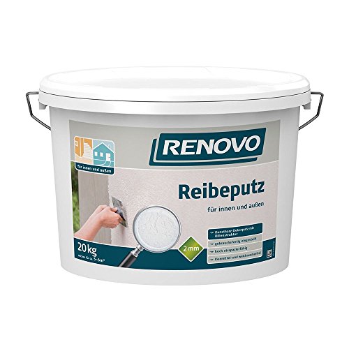 Preisvergleich Produktbild Reibeputz innen und aussen 2mm 20 Kg Renovo