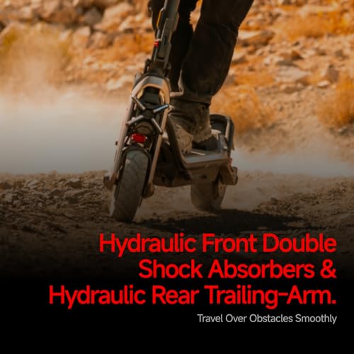 Image of Segway SuperScooter GT3, 31 MPH w / 45-Mile Long Range, 2400W Peak Motor, Dual Hydraulic Suspension, Self-Sealing Tires, Flash Charging Electric Scooter for Adults, UL 2272 /2271 Certified, Gen3