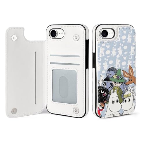 iPhone 17e/16e �p �P�[�X ���[�~�� �蒠�^ �L�����N�^�[ ���� �����J ���z�^ ���͂ȕی� �[�h�X���b�g�t�� ���U�[�f�� �X�^���h�@�\ �@�ׂŐS�n�悢�^�b�` (iphone 17e/16e �p)