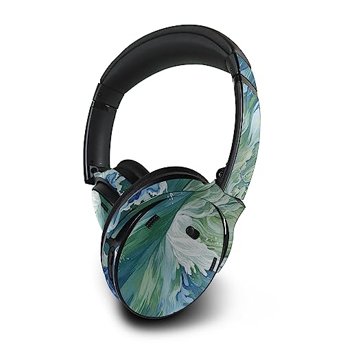 Image of MightySkins Skin Compatible with Bose QuietComfort 45 Headphones - Cyclone Wave | Protective, Durable, and Unique Vinyl Decal wrap Cover | Easy to Apply, Remove, and Change Styles | Made in The USA