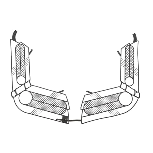 Toddmomy ���]�ԗp�㕔���ȕی�l�b�g �u���b�N ���b�V���z�C�[���K�[�h ��փv���e�N�^�[ ���[�h�o�C�N �}�E���e���o�C�N�Ή� �Ռ��ی�Ƌ�