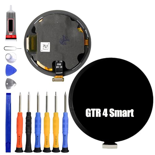 Écran LCD Amazfit GTR 4 tactile de rechange pour réparation montre connectée défectueuse