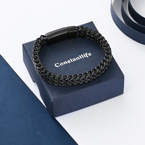 Pulsera cremación para cenizas de acero inoxidable para hombre miniatura 3