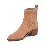 Dolce Vita Women's Bili Fashion Boot, Toffee Suede H2O, 8.5