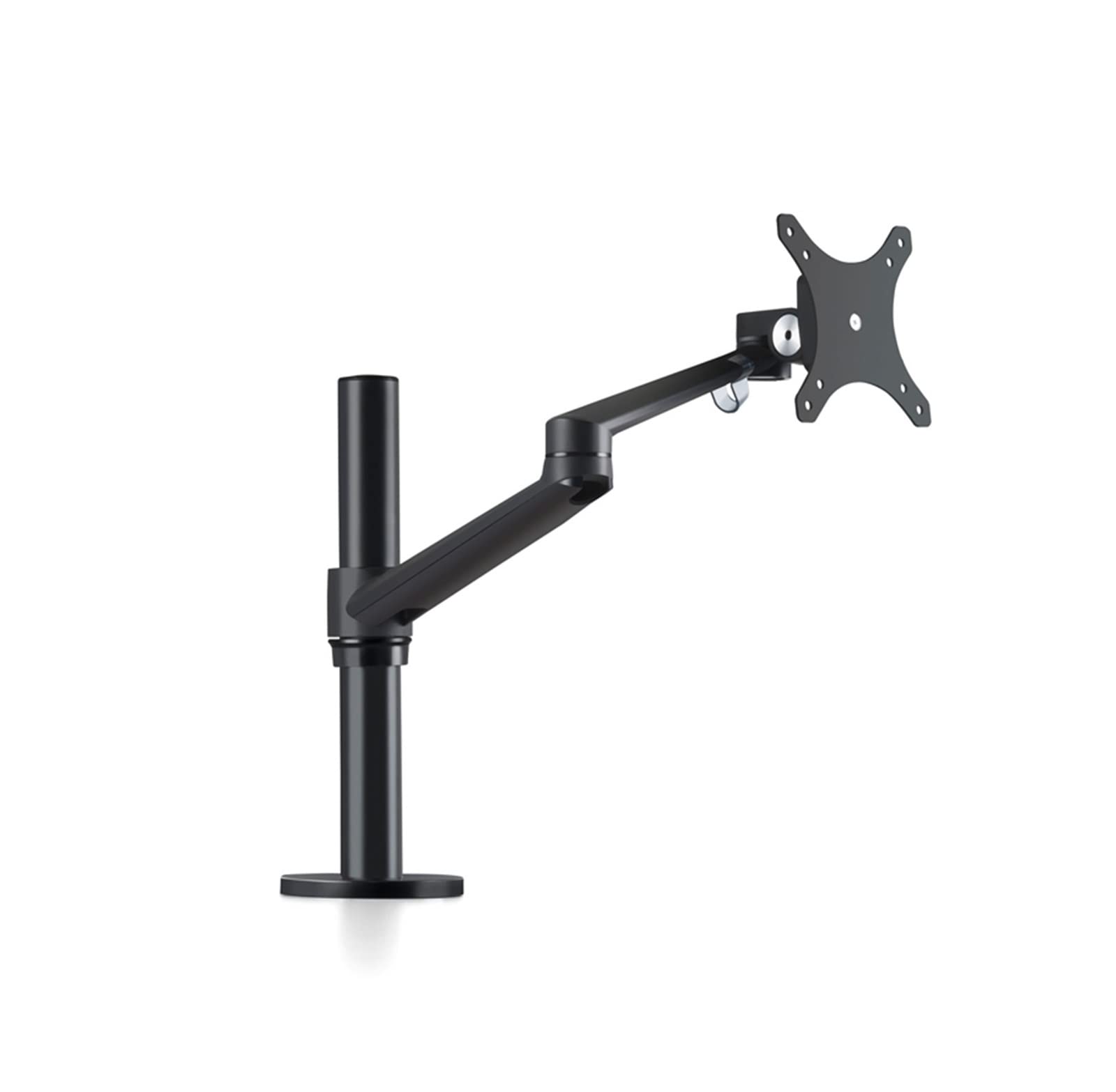 Braccio Monitor, Supporto for monitor da 17-32 pollici regolabile in altezza in alluminio Supporto for monitor Full Motion Supporto da tavolo Carico 8 kg Stabile e fermo(Noir)