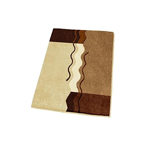 Kleine Wolke Non Slip Brown Bath Rug (Small 21.7" x 25.6") Cover
