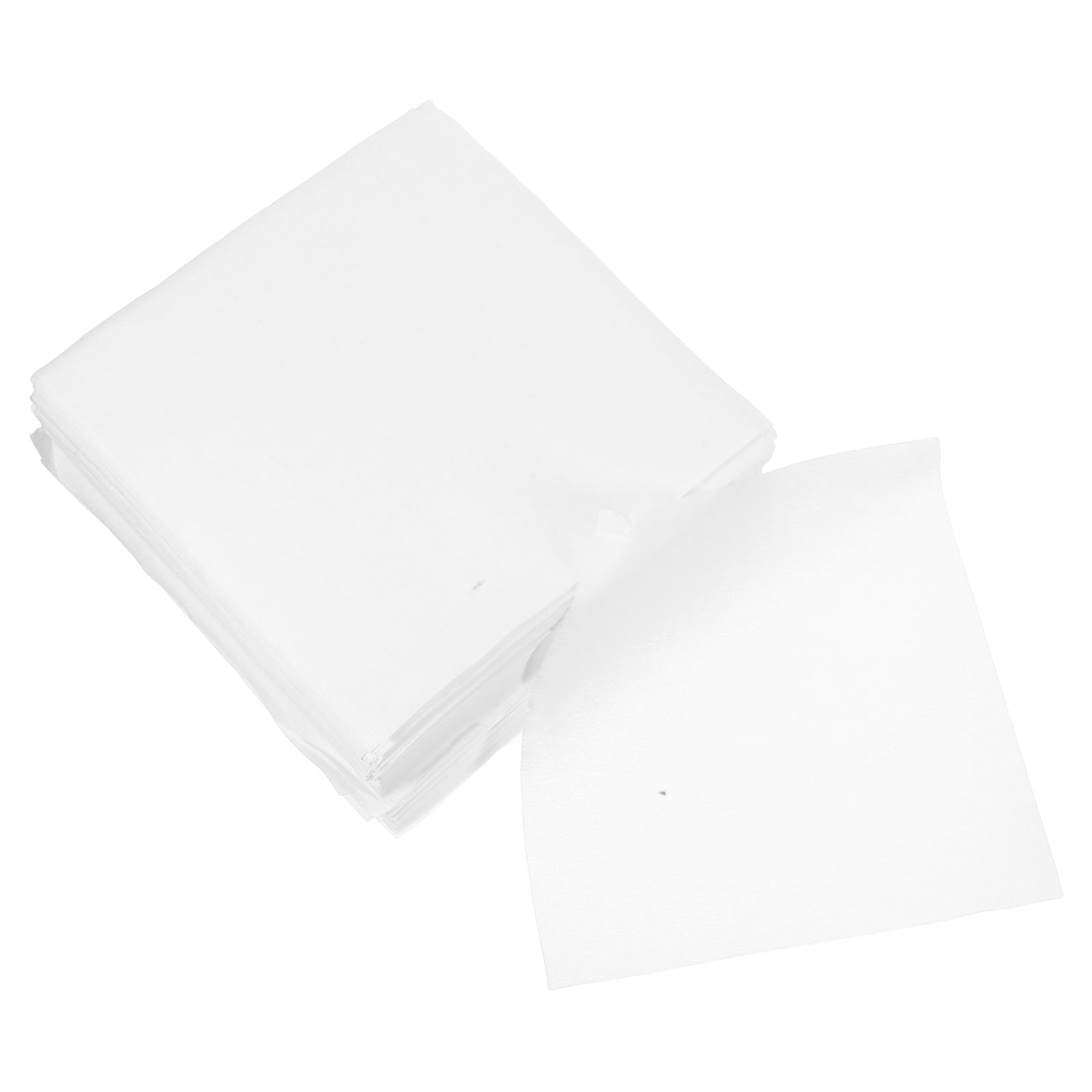 Cabilock 300pcs White Non-woven Fabric Bird Cage Liners with Leak-proof Bottom Absorbent Bird Cage Mats to Keep Tray Clean and Dry Suitable for Parrot Bedding