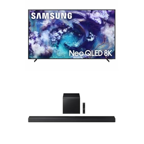 Image of Samsung 65-Inch Class Neo QLED 8K QN900F Series, Vision AI, Mini LED Smart TV (2025 Model, 65QN900F) Neo Quantum HDR 8K Pro + Samsung Q-Series Soundbar HW-QS700F 3.1.2 ch Subwoofer (2025 Model)