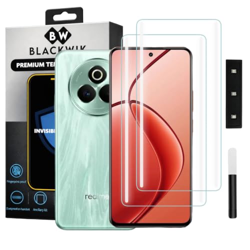 Image of Blackwik UV Curved Tempered Glass for Realme P3 Pro 5G | 2-Pack