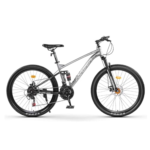 Bicicleta De Montaña con Cambio De Marchas, Bicicleta De Doble Suspensión, para Adultos Hombres, Marchas De 24/27/30 Velocidades 27speed