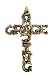 Pine Ridge Amazing Grace Antler Christian Wall Cross Home Decor Catholic Crafted Polyresin Art Cross Gift Ideas, 6”