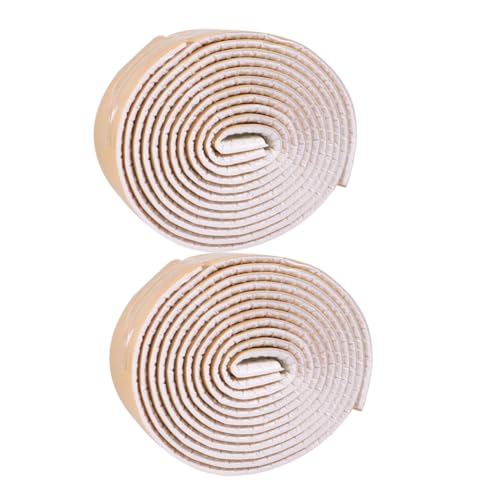 Operitacx 2 Pièces Autocollants Muraux Auto Adhésifs pour Décoration Intérieure Bordures Peint Blanc pour Salon Chambre Cuisine et Salle de Bain
