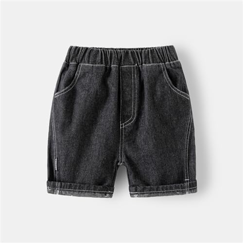 Moonker Toddler Boys Cotton Casual Shorts Solid Color Stretchy Comfy Summer Baggy Reversible Basketball Shorts2