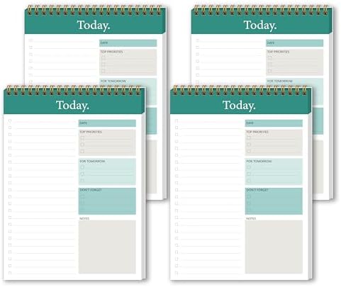 GOLDPEI To Do List Notepad - Daily Planner Notepad Undated 52 She...