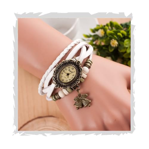 Image of Spiffy Vintage Style Bracelet Watch for Woman, Watch for Women Latest, Watch for Girls Stylish, Women Watches Branded, Women Watches, Bell Charm
