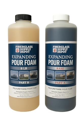8 lb Expanding Polyurethane Pour Foam: Quart Kit