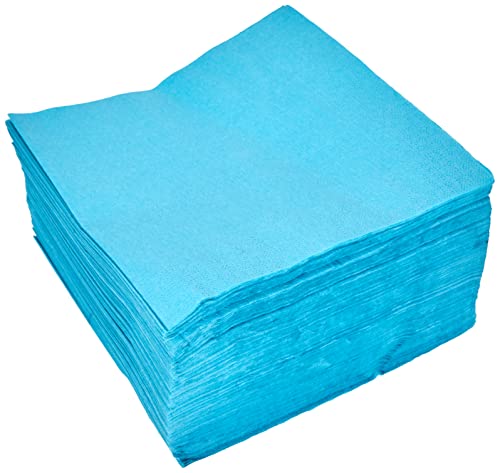saten ser42208084 Collection, Serviette 40 x 40, 2 couches, pli 1/4, 100 serviettes, 2 couches lisse avec Cenefa, turquoise