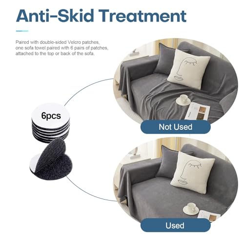 Couverture de canapé lavable en machine et résistante aux griffures de chat - 4
