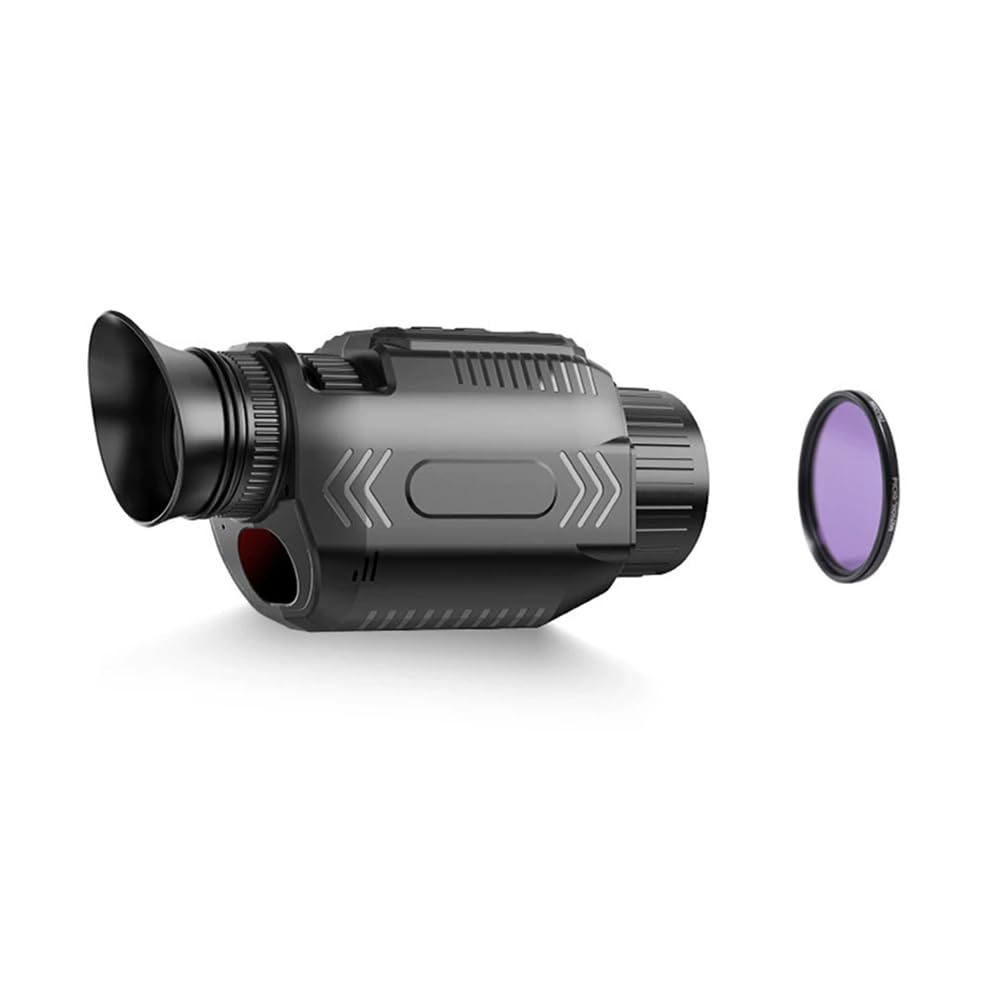 Monoculaire Infrarouge 68MP 4K WiFi Vision Nocturne 28X Zoom Numérique Lentille Macro avec Filtre Polarisant