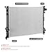 DNA Motoring OEM-RA-13157 OE Style Aluminum Core Radiator DPI 13157 Compatible with 09-18 Chrysler 300, 09-17 Challenger/Charger, 24-1/8