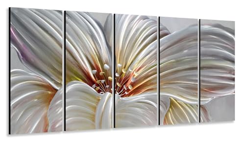 Transform Your Space With Stunning 3D Aluminum Floral Wall Art