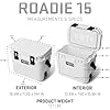 YETI Roadie 15 Hard Cooler with DoubleDuty Shoulder Strap