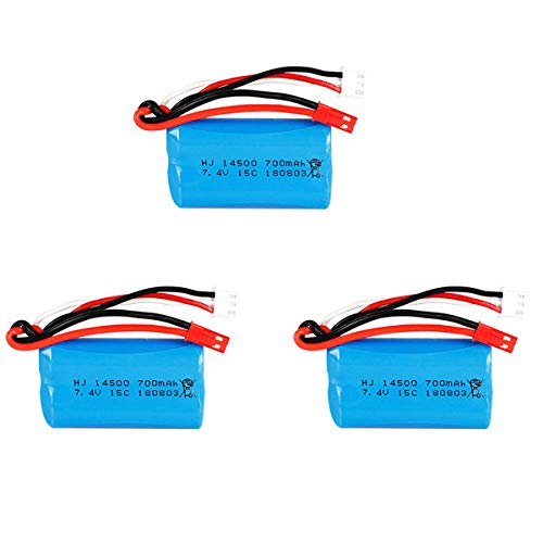 Batería Li-po 7.4V 700mAh para lanchas FT007 y aviones Syma RC pack de 3