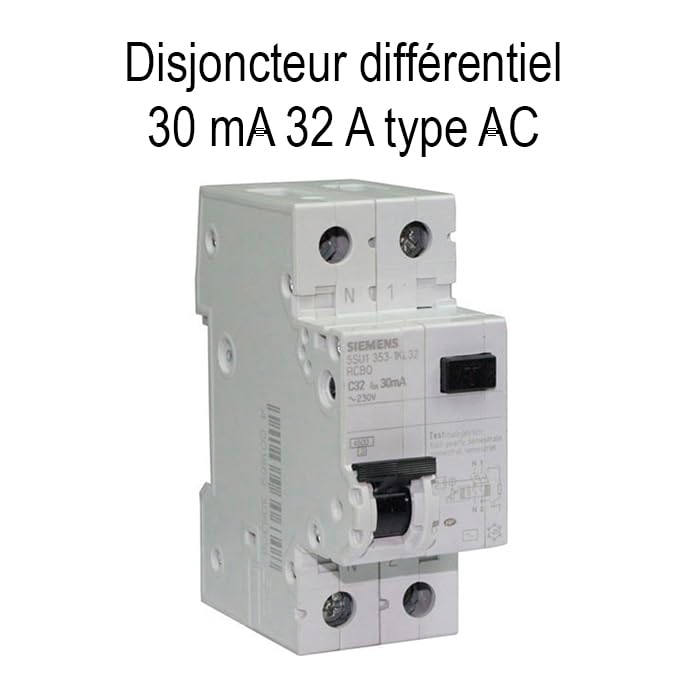 SIEMENS - Interruttori magnetotermici differenziali 30 mA 32 A Tipo AC