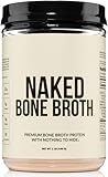NAKED Bone Broth - Beef Bone Broth Protein Powder - 21G Protein, 17G Collagen - Gut Health and Joint Supplement - Unflavored - No GMO, Gluten-Free, Soy Free - 1LB