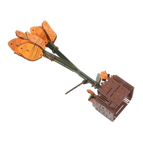 POPETPOP Kit De Construction De Maquettes À Thème Végétal Puzzle De Fleurs en Bois 3D Bouquet De Tulipes Artificielles Kit De Construction De Jouets À Tulipes Puzzle 3D pour Les