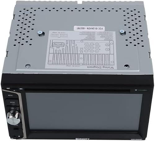 Miniatura 8 de Gravity D920BT - Receptor estéreo de coche de 6.2 pulgadas, 200 vatios, doble DIN 2DIN, pantalla táctil HD con DVDCDMP3FMUSBSD, compatible con