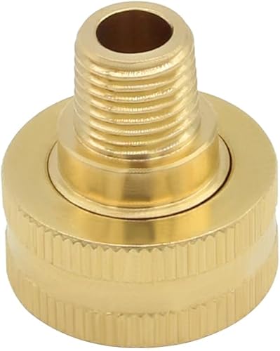 Vista 11 de Hooshing Adaptador giratorio de manguera de jardín de latón 3/4 "GHT a 1" NPT hembra a hembra conector de tuberías