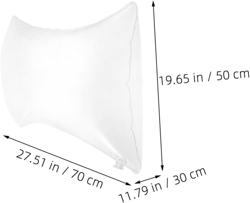 Adjustable Height Camping Pillow Inflatable Pillow Inserts Air Filling 50x70cm Easy to Carry