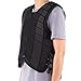 Pilipane Equestrian Horse Vest Safety Protective Adult Eventing Black, Horse Riding Protective Vest, Equestrian Protective Black Vest Protector, Unisex Vest, Rodeo Vest (M)