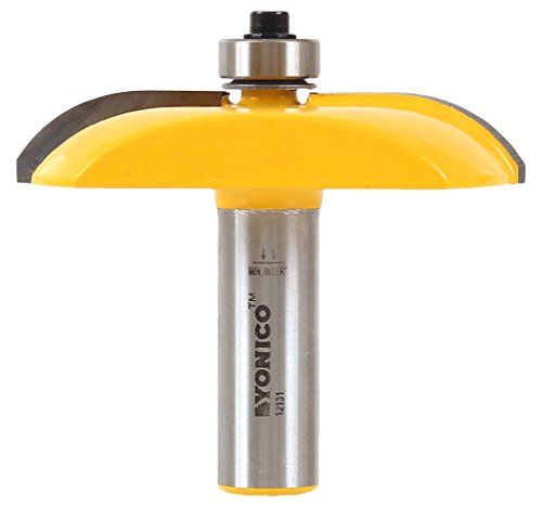 YONICO Router Bits Raised Panel 2-1/2-Inch Diameter Cove 1/2-Inch Shank 12131