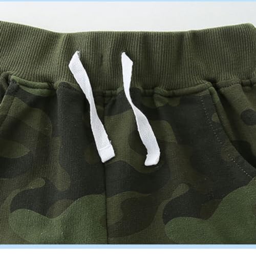 Camouflage Athletic Shorts for Girls Boys Running Gym Workout Shorts for Kids, Activewear Drawstring Baby Girl Outfits4