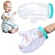 ZOPJUMA Duschschutz Hand, 28 x 20cm Gipsschutz Wasserdicht für Wasserdichter Armprotektor Abdeckung für Dusche Baden Verbandschutz Duschüberzug Arm für Gebrochener Hand Finger Verbandschutz Hand