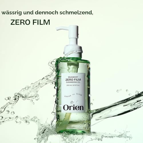 Orien Mugwort Zero Film Cleansing Oil 6,76 fl.oz, 200 ml, Daily Makeup, Blackhead Removal No pore clogging