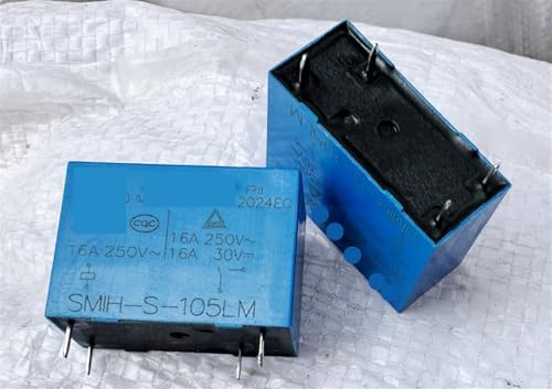 Relé de 4 pines SMI-S-112LM1 de 12V 10A para sustitución de componentes electrónicos