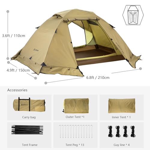 BISINNA 2-Person Lightweight Tent