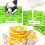 Ice Cube Trays,2 Pack Ice Cube Moulds with No-Spill Removable Lid - Easy-Release Silicone & Flexible for Freezer, Whiskey, Cocktails, Homemade Drinks - Free Food Grade - Image 5